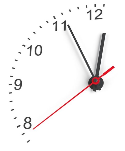 Clock to represent that the site will be available soon