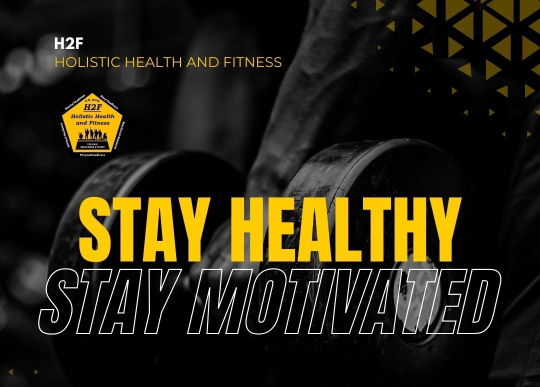 Image showing the words stay healthy and staymotivated